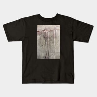 Cracked Concrete Wall Leakage Kids T-Shirt